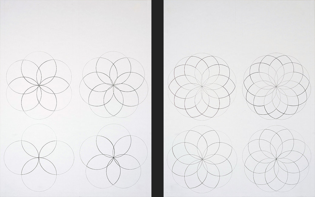Tetrafoil to Septafoil - Octafoil to Undecafoil, 8 drawings on double sheet