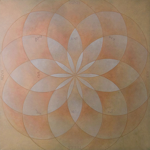 painting titled Cu10-5 - acrylic on canvas