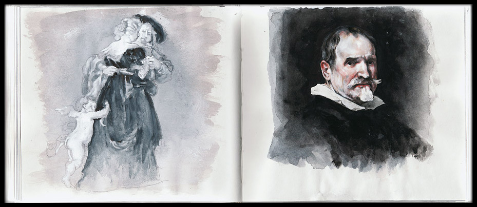 Old Mastery Sketchbook: Rubens - Velazquez