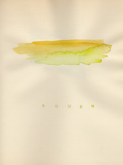 Susceptio Hominis: Nomen